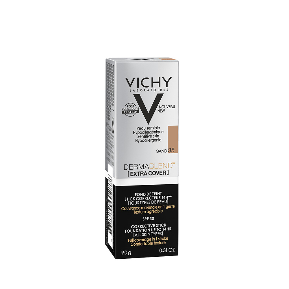 3337875692892 1 Vichy Dermablend Extra Cover Sand SPF30 N35 Διορθωτικό Foundation σε Stick, 9gr