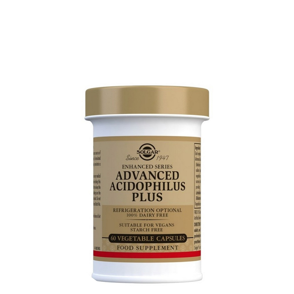 33984007505 1 Solgar Advanced Acidophilus Plus 60 φυτικές κάψουλες
