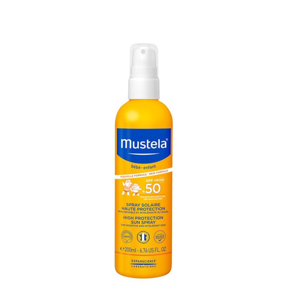 3504105033217 1 Mustela Bebe-Enfant High Protection Spray SPF50, Βρεφικό-Παιδικό Αντηλιακό, 200ml