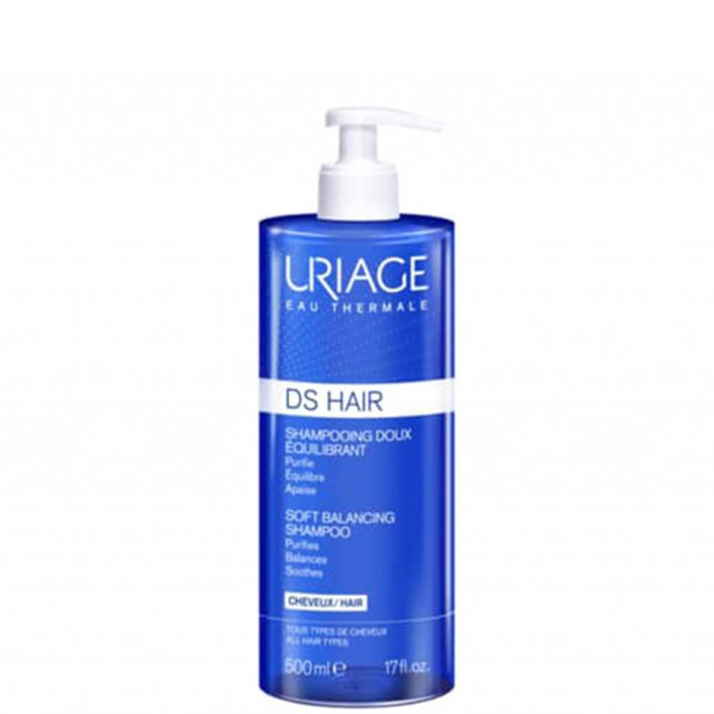 3661434011962 1 Uriage DS Hair Soft Balancing Shampoo Απαλό Σαμπουάν Εξισορρόπησης 500ml
