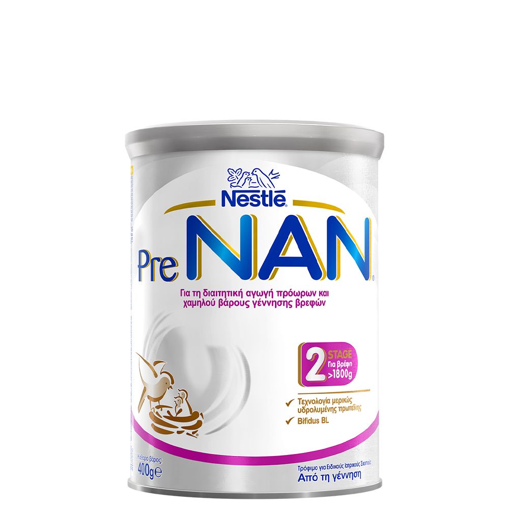 4005500078890 Nestle Nan PreNAN Βρεφικό Γάλα για Λιποβαρή & Προώρα Μωρά, 400 gr