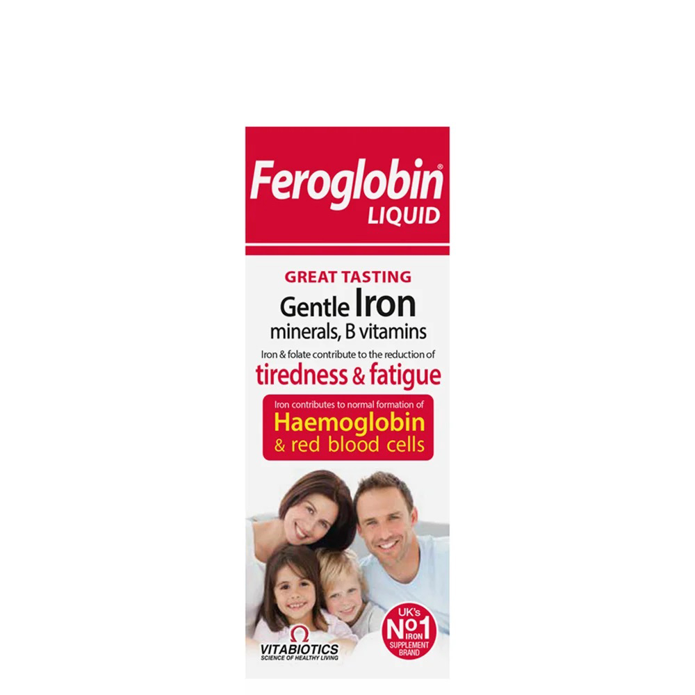 5010058089792 1 Vitabiotics Feroglobin B12 Liquid, Συμπλήρωμα Σιδήρου για Ενήλικες & Παιδιά 200ml