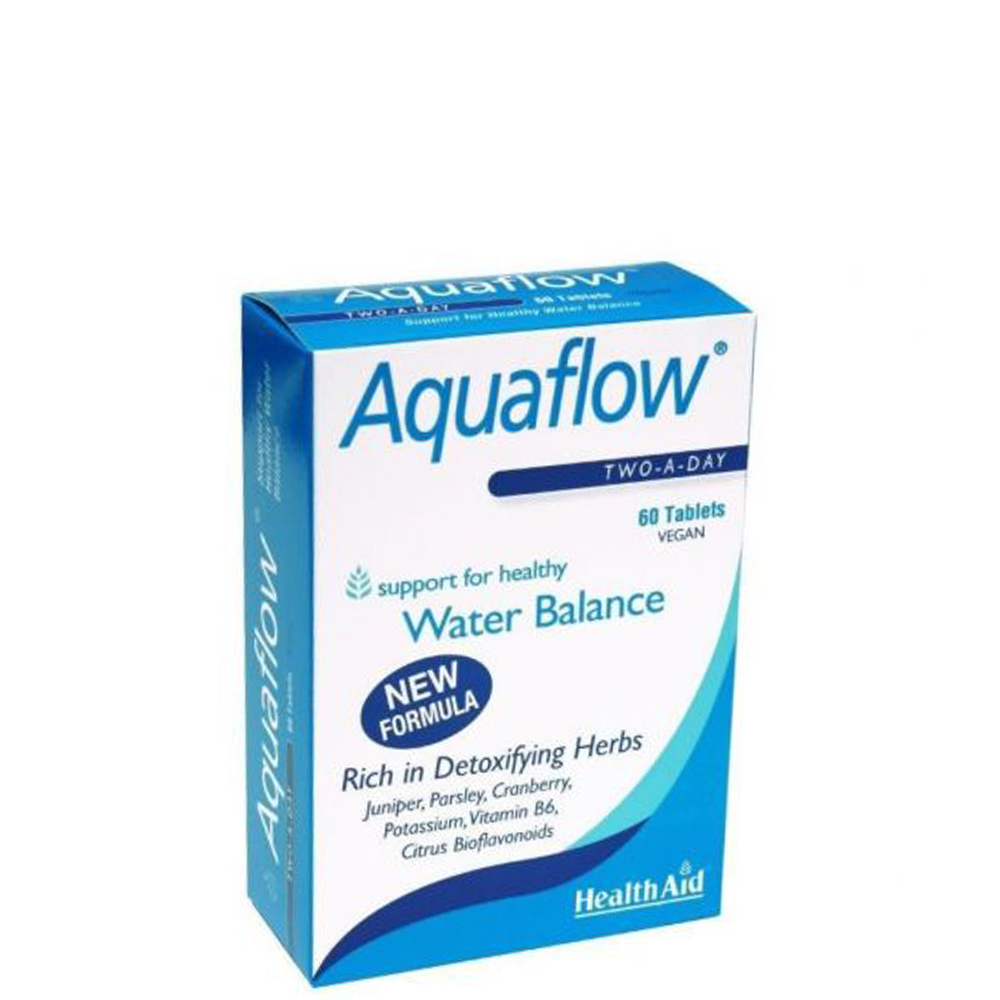5019781000043 1 Health Aid Aquaflow Vegetarian Blister, Φυτικό Διουρητικό, 60 Tablets