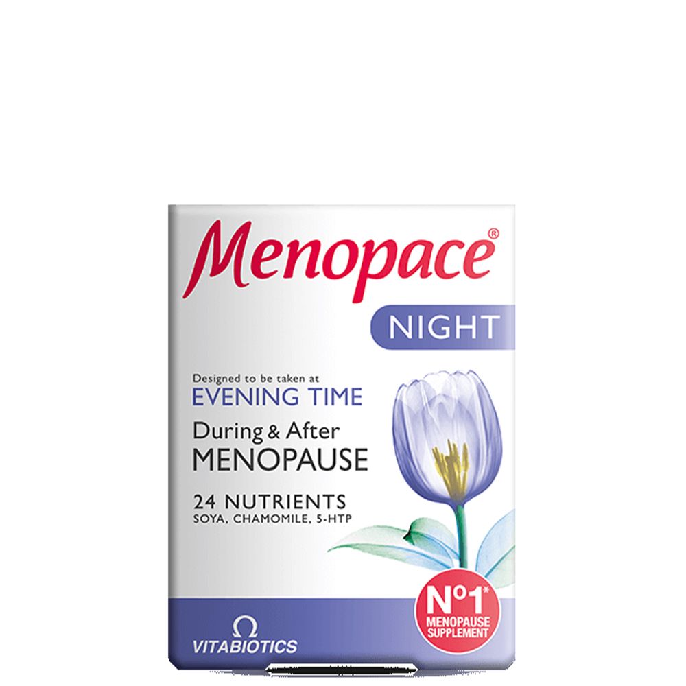 5021265243396 1 Vitabiotics Menopace Night, Συμπλήρωμα για τα Συμπτώματα της Εμμηνόπαυσης 30tabs