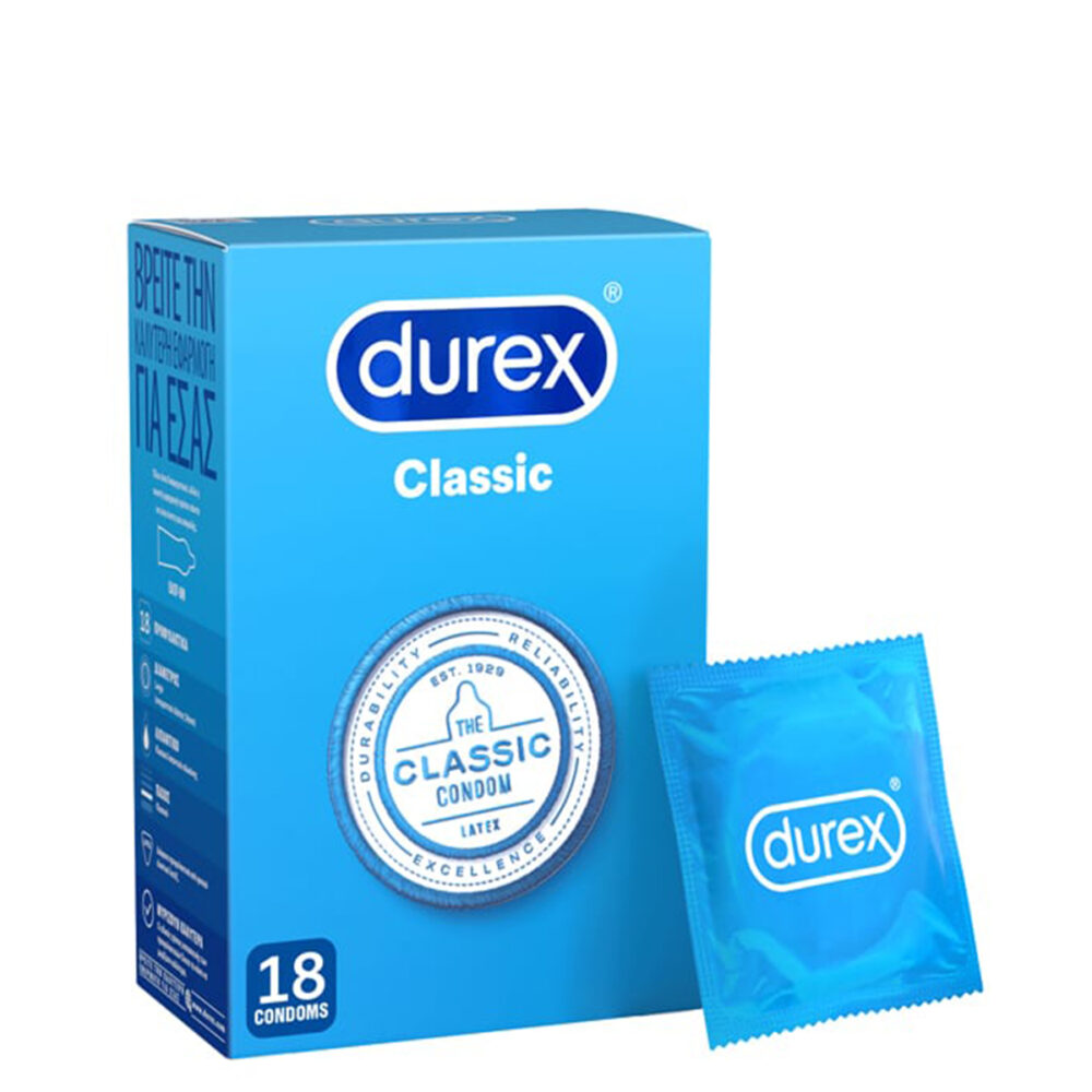 5052197030457 3 Durex Classic, Προφυλακτικά 18τμχ