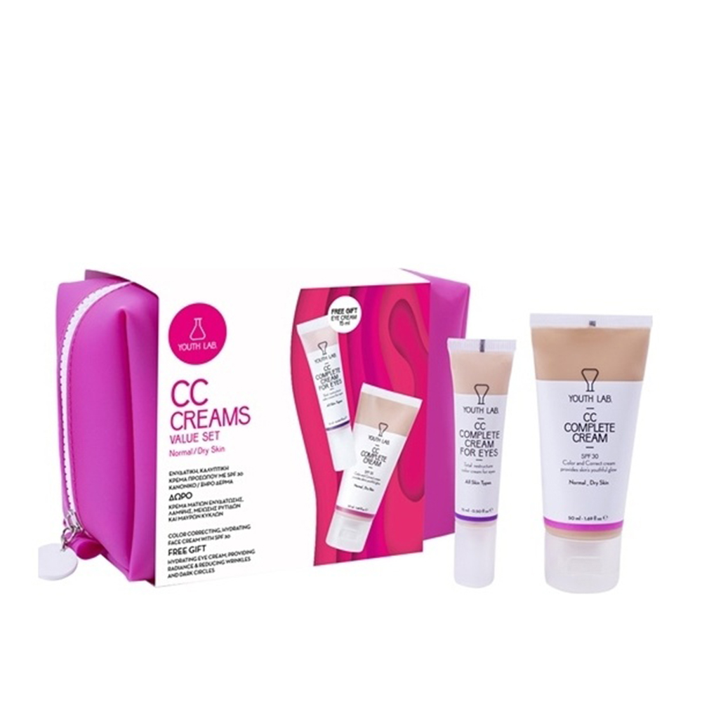 5200142100032 Youth Lab. Promo CC Complete Cream Spf30 50ml & Eye Cream 15ml For Normal To Dry Skin