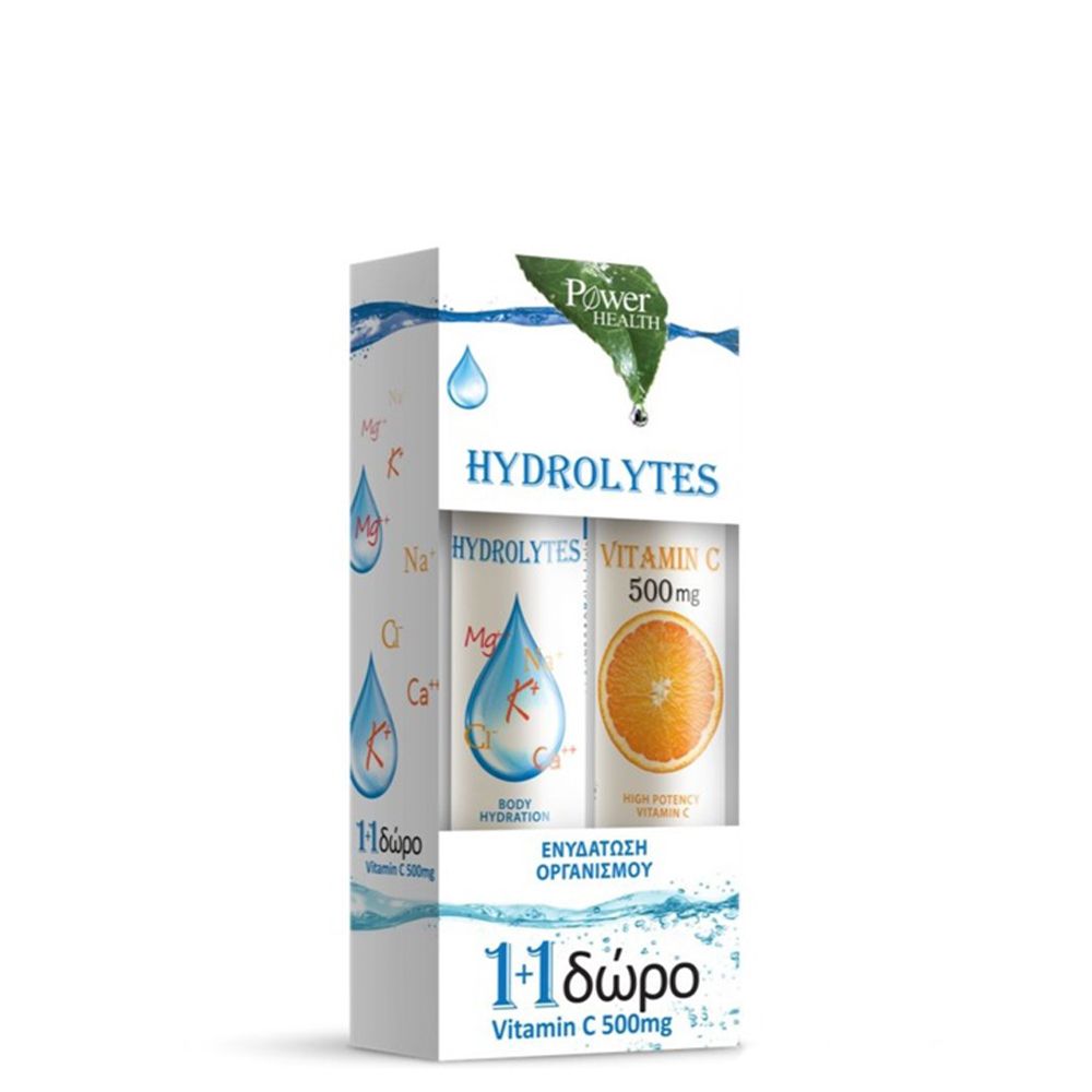 5200321011128 1 Power Health Promo Hydrolytes 20Tabs & ΔΩΡΟ Vitamin C 500mg 20Tabs with Stevia