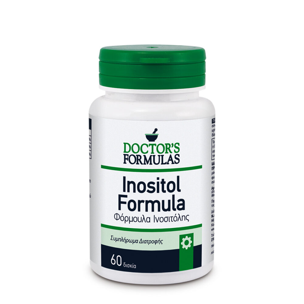 5200403400222 Doctor's Formulas Inositol 60 ταμπλέτες, Συμβάλλει στη φυσιολογική λειτουργία του νευρικού συστήματος.