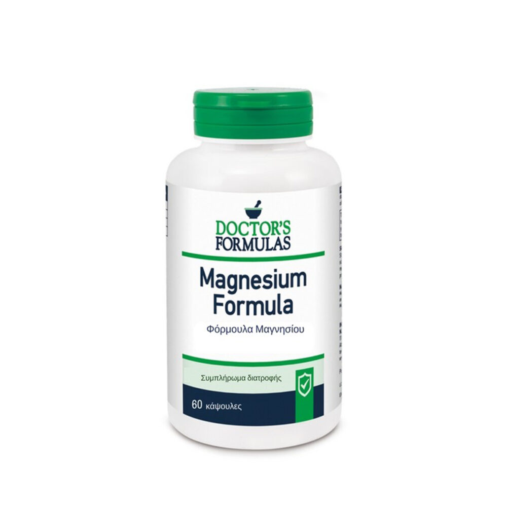 5200403400352 1 Doctor's Formulas Magnesium Φόρμουλα Μαγνησίου 60 Δισκία