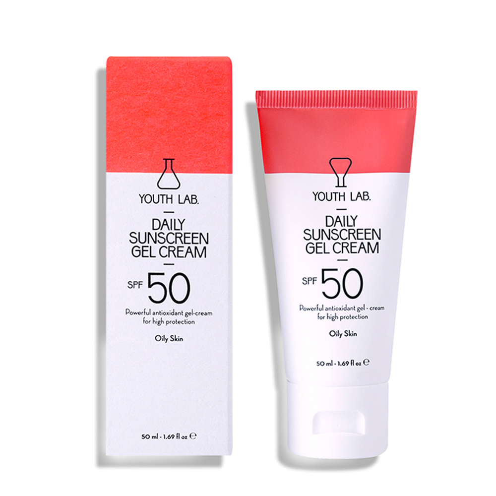 5201062007111 Youth Lab. Daily Sunscreen Gel Cream Spf 50, Αντιηλιακό Kρεμοτζέλ Προσώπου με Χρώμα, Λιπαρό Δέρμα 50ml
