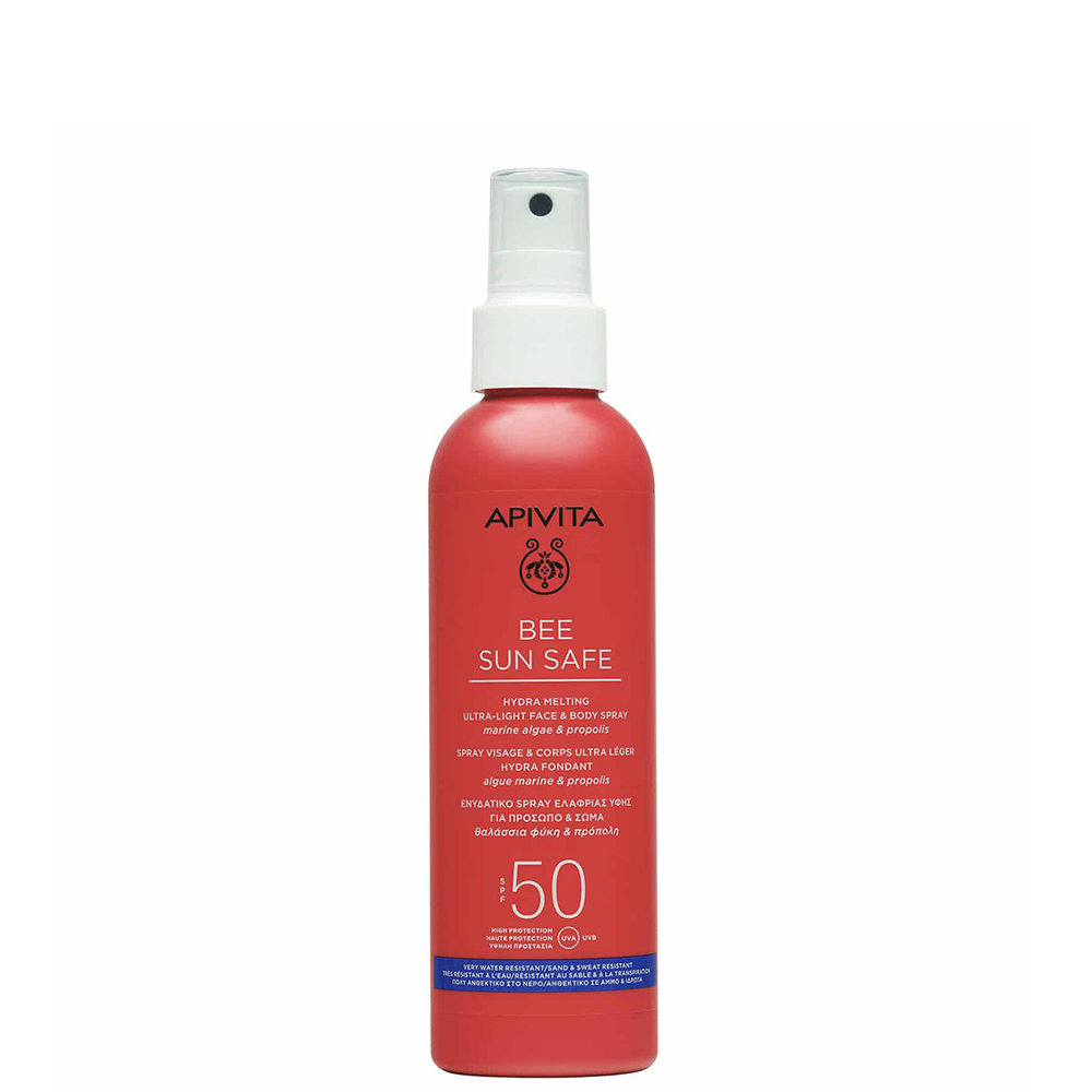 5201279080228 2 Apivita Bee Sun Safe Hydra Melting Ultra Light Face & Body Spray SPF50 200ml