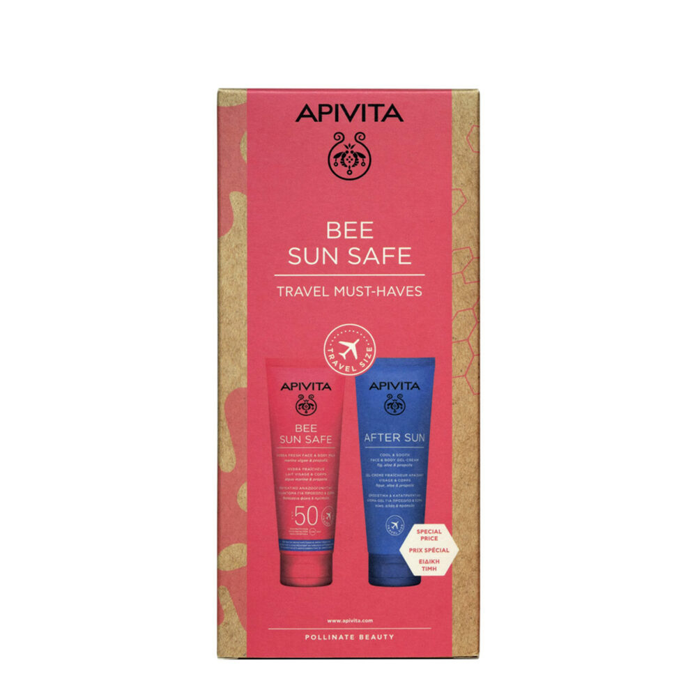 5201279080655 1 Apivita Promo Bee Sun Safe Hydra Fresh Face Body SPF50 100ml & After Sun Cool Sooth 100ml