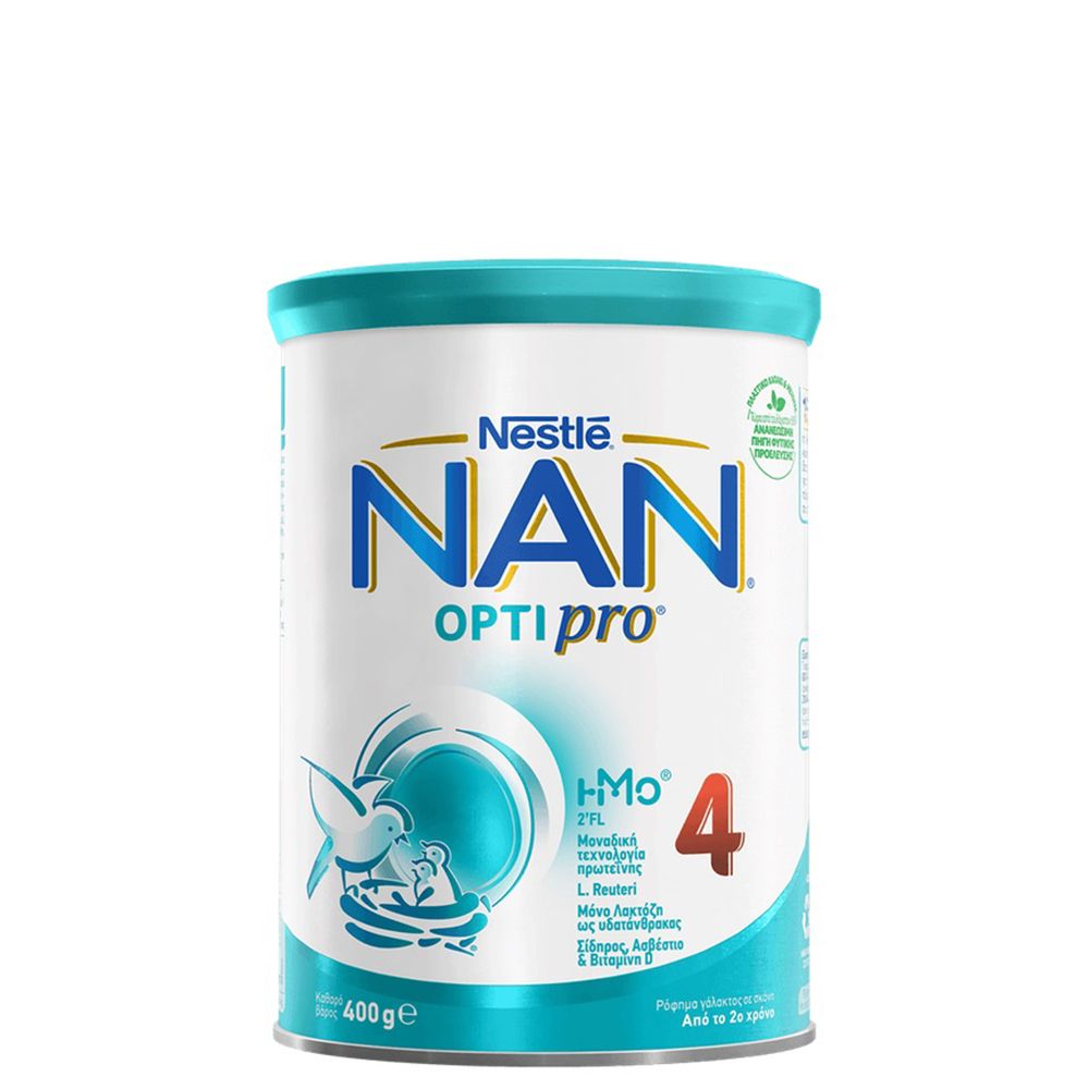 7613034832566 1 Nestle NAN 4 OptiPro Γάλα σε Σκόνη από το 2ο Χρόνο Ζωής 400gr