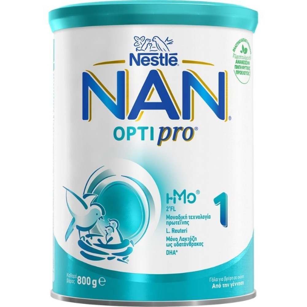 7613036363631 Nestle Nan Optipro 1 Γάλα Πρώτης Βρεφικής Ηλικίας 800gr