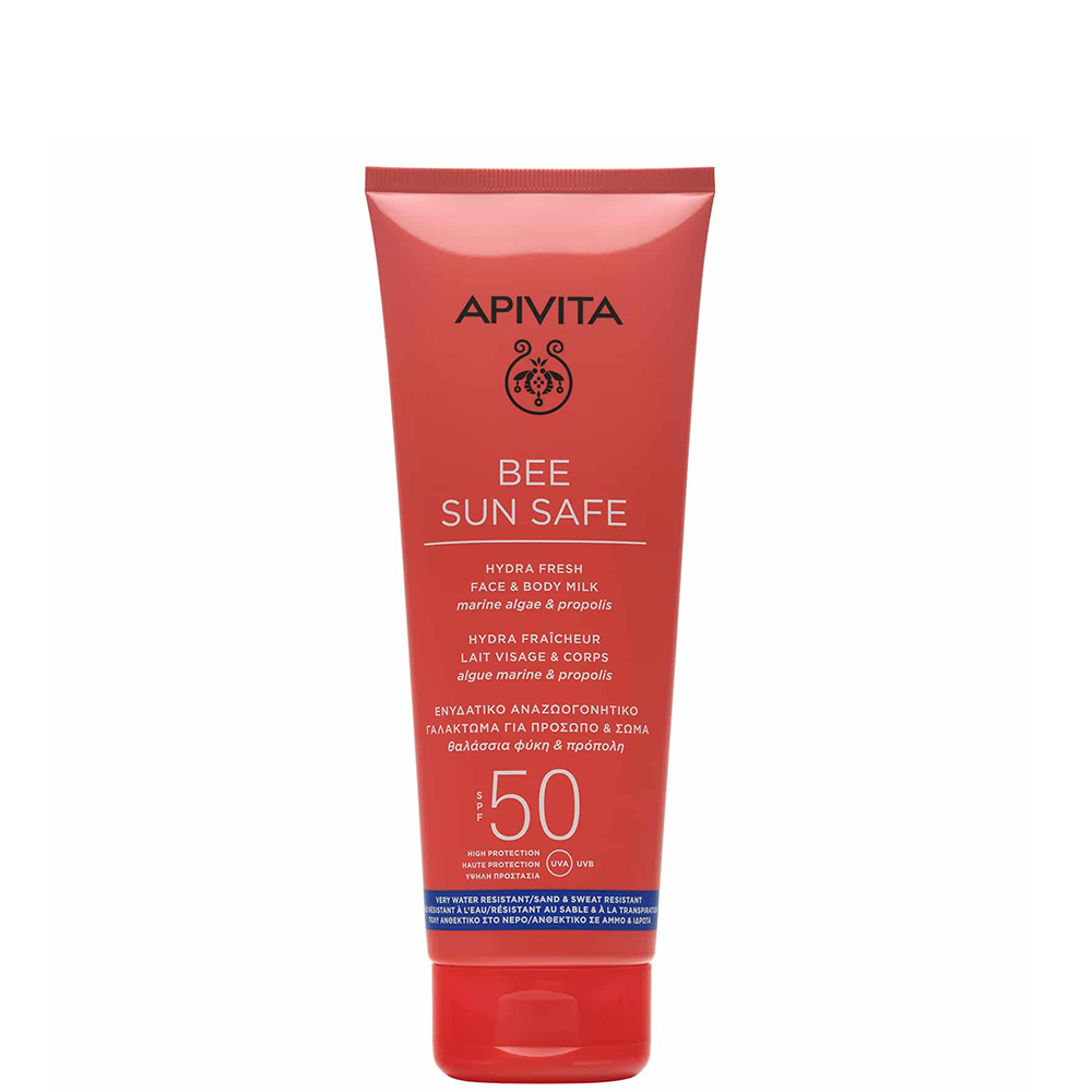 Untitled 1 2 Apivita Bee Sun Safe Hydra Fresh Face & Body Milk SPF50 200ml