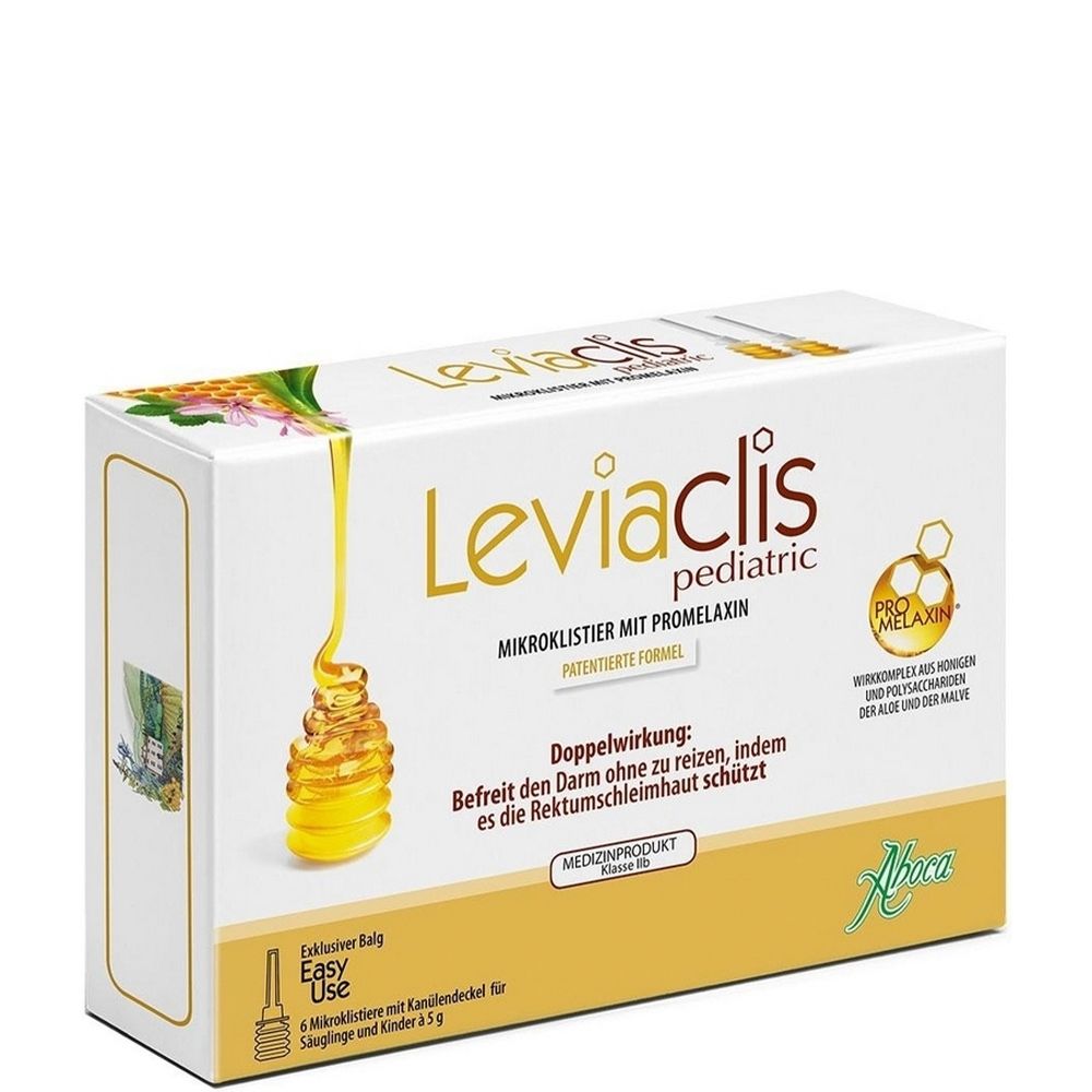 8032472010401 Aboca Leviaclis Pediatric Μικροκλύσμα με Promelaxin για Παιδιά, 6 items x 5gr