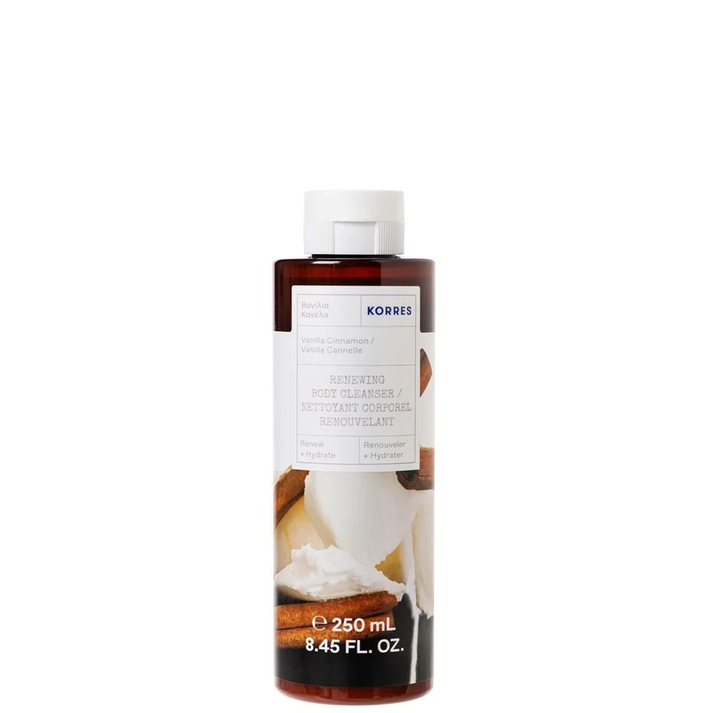 5203069099243 Korres Renewing Body Cleanser Vanilla Cinnamon Αφρόλουτρο Βανίλια Κανέλα, 250ml