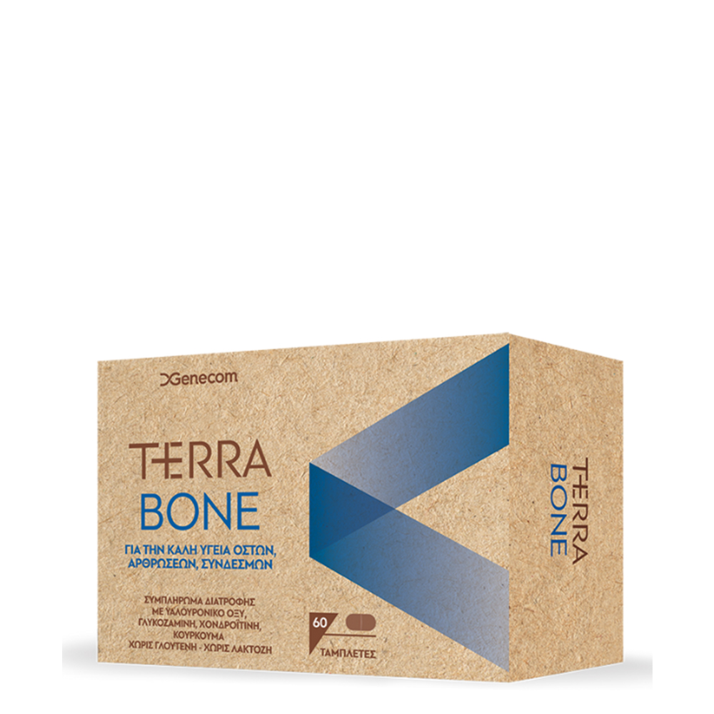 5214000633006 Genecom Terra Bone Συμπλήρωμα Διατροφής για τα Οστά & τις Αρθρώσεις, 60caps